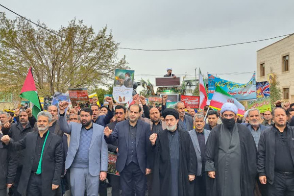 حضور حماسی، بیعت با انقلاب و فریاد آزادی فلسطین