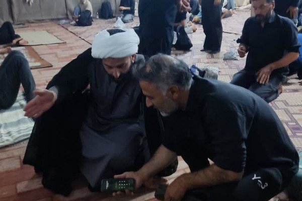 خدمت رسانی مبلغین و پرسنل اداره تبلیغات اسلامی شهرستان دره شهر در مرز بین المللی مهران