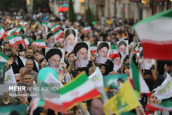Marcha kilométrica de Ghadir en las provincias