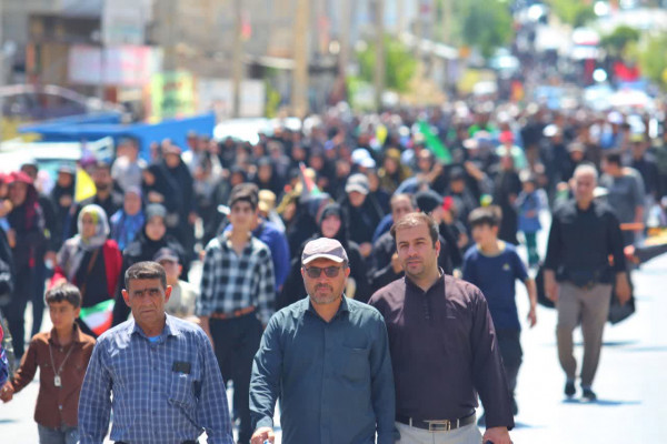 مراسم پیاده روی جاماندگان اربعین در یاسوج برگزار شد