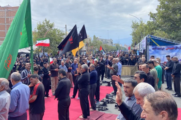 گلستان | اجتماع متمرکز دلدادگان اربعین حسینی در گرگان برگزار شد