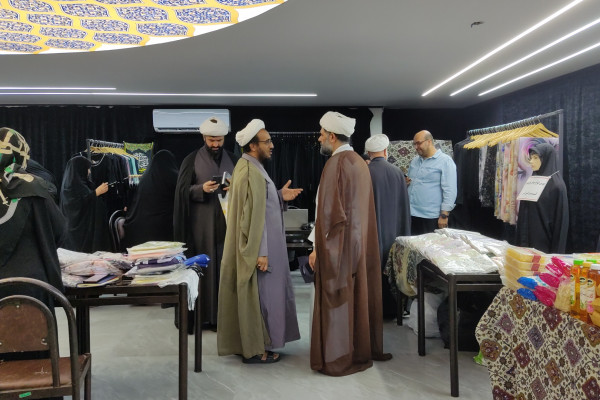 حضور ریاست سازمان تبلیغات اسلامی در نمایشگاه و فروشگاه (نسیم بهشت) ویژه ایام اربعین حسینی