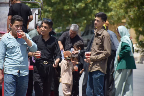 دسته روی عزاداری در ماتم پیامبر و امام حسن علیه سلام برگزار شد