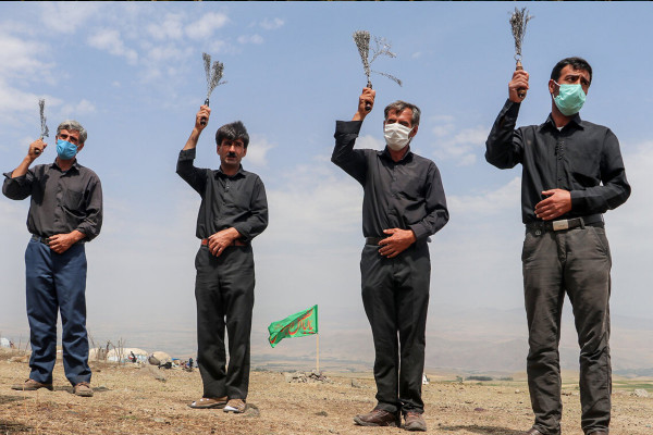 קיום טקסי אבל על אימאם חוסיין (ע״ה) עם שמירת מרחק חברתי