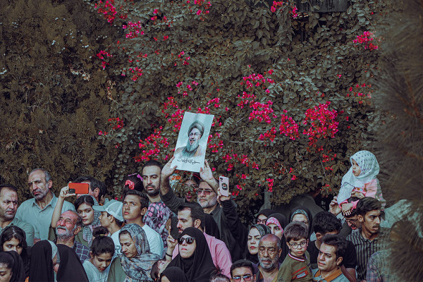 Holding the Mahfel Celebration at the Tomb of Hafez in Shiraz