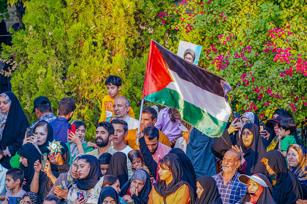 Holding the Mahfel Celebration at the Tomb of Hafez in Shiraz