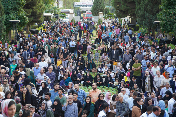 Celebración de Mahfel en el mausoleo de Hafez en Shiraz