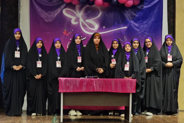 طراحی عملیات فرهنگی به همت دختران حاج قاسم اردبیل