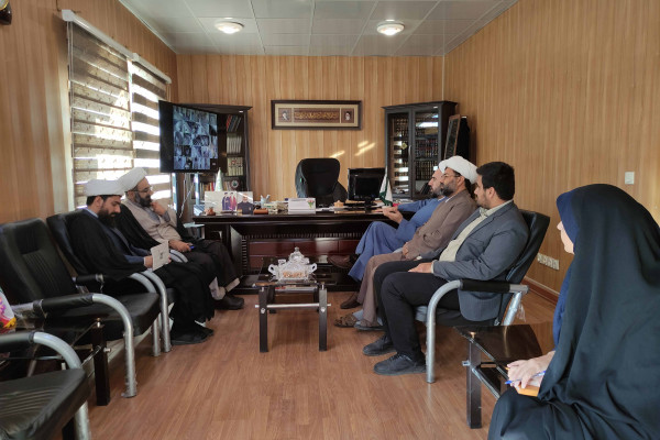 دیدار معاونان بنیاد ملی نوجوان با مدیرکل تبلیغات اسلامی ایلام