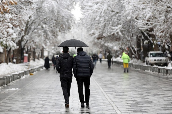 بارش برف در دیار الوند استوار