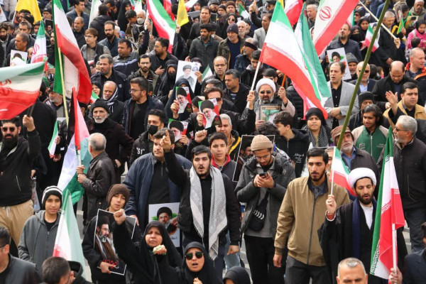 خروش عاشقان قدس در میدان 15 خرداد