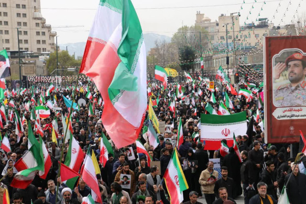 خروش عاشقان قدس در میدان 15 خرداد