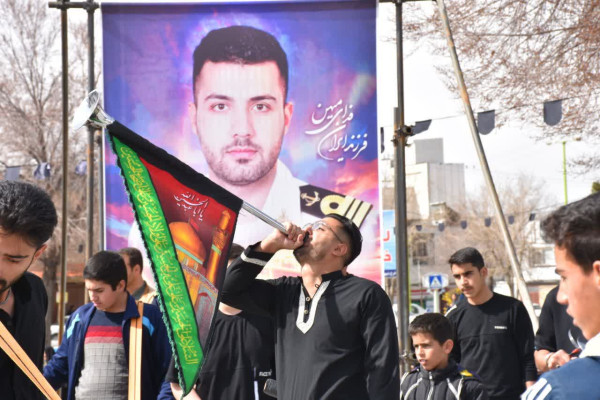 وداع مردم فرخشهر با قهرمان شهید وطن