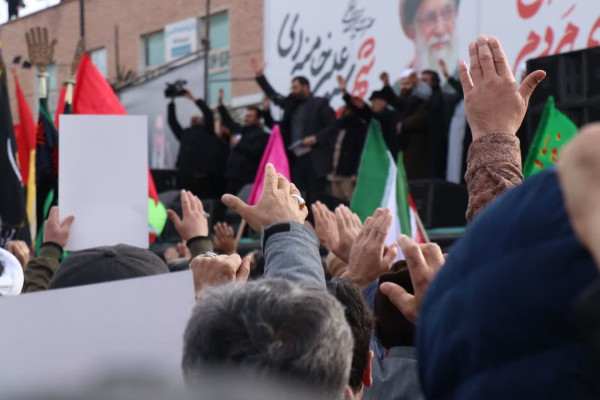 اجتماع عظیم مردم دارالارشاد اردبیل در خونخواهی رهبر شهید