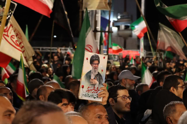 گلستان|تجمع خیابانی مردم دارالمومنین شهرستان گرگان