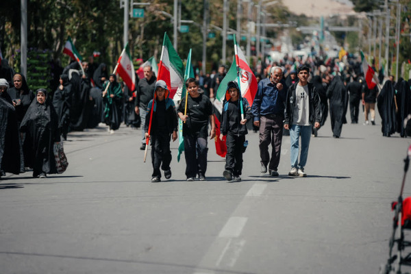 عزاداری هیاتها در عزای رهبر شهیدمان