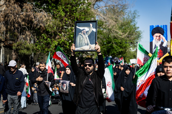 مراسم عزاداری چهلمین روز شهادت رهبر انقلاب برگزار شد