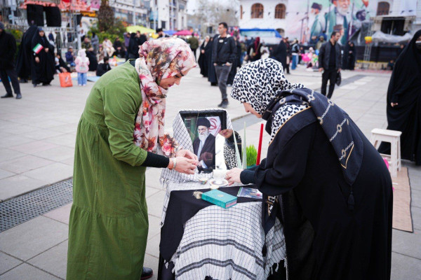 تحویل سال خیابانی در رشت