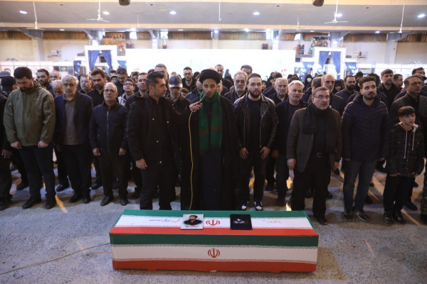 مراسم تشییع و تدفین شهید محمدعلی سعادت