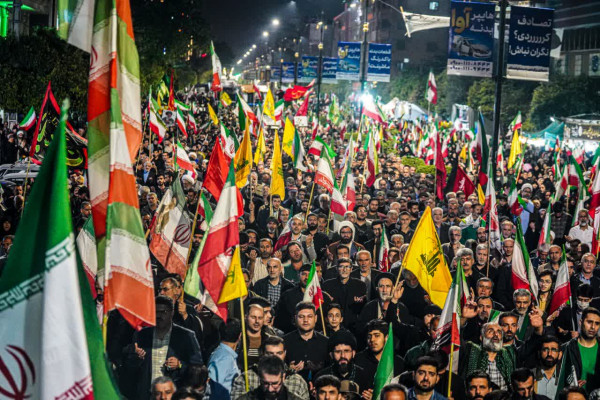 مازندران | قاب حماسه حضور مردم در شب های اقتدار