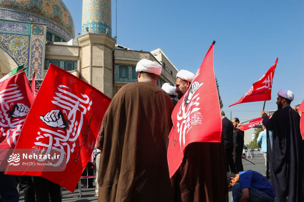 مراسم روز ملی مسجد در میدان فلسطین تهران برگزار شد