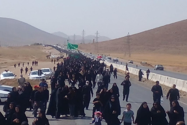 مشارکت ۱۱۳ هزار نفری مردم استان در پیاده‌روی جاماندگان اربعین